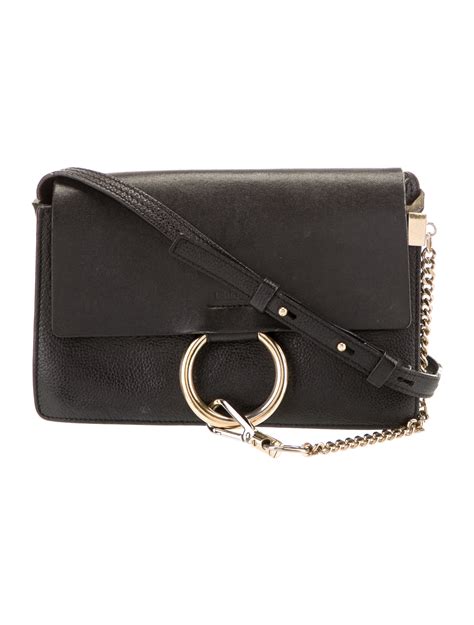 chloe faye wallet on a strap|Leather Faye Crossbody Bag .